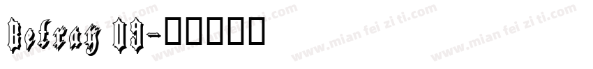 Betray 09字体转换